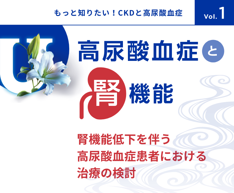 STEP UP！痛風・高尿酸血症診療 CKDを伴う高尿酸血症患者における尿酸コントロールの意義